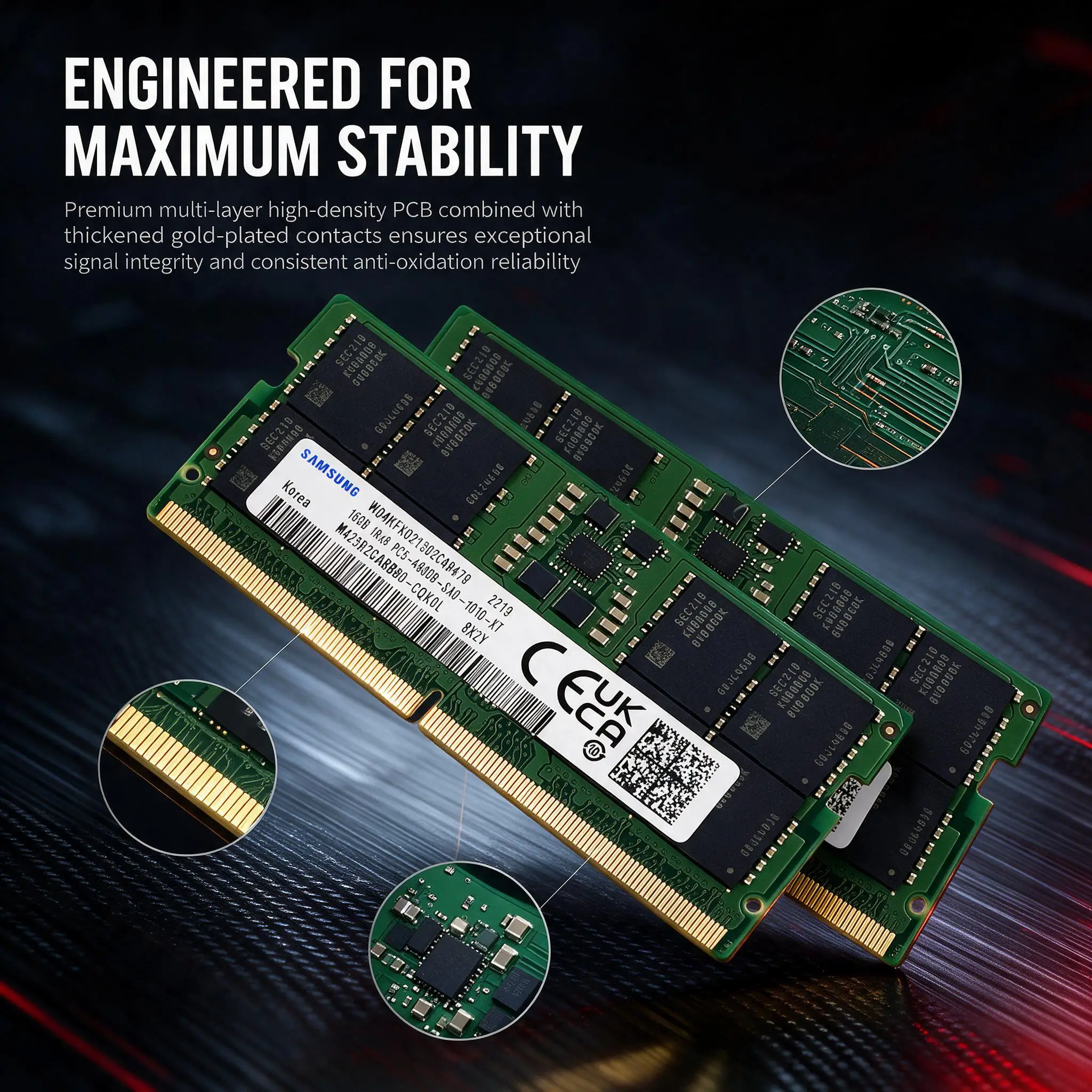 SAMSUNG DDR5 SODIMM RAM 8GB 8G - огляд і ціна Ddr5 4800Mhz