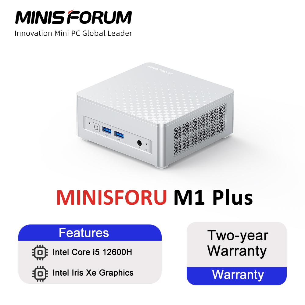 MINISFORUM M1 Plus Mini PC Int - огляд і ціна Ddr5 4800Mhz