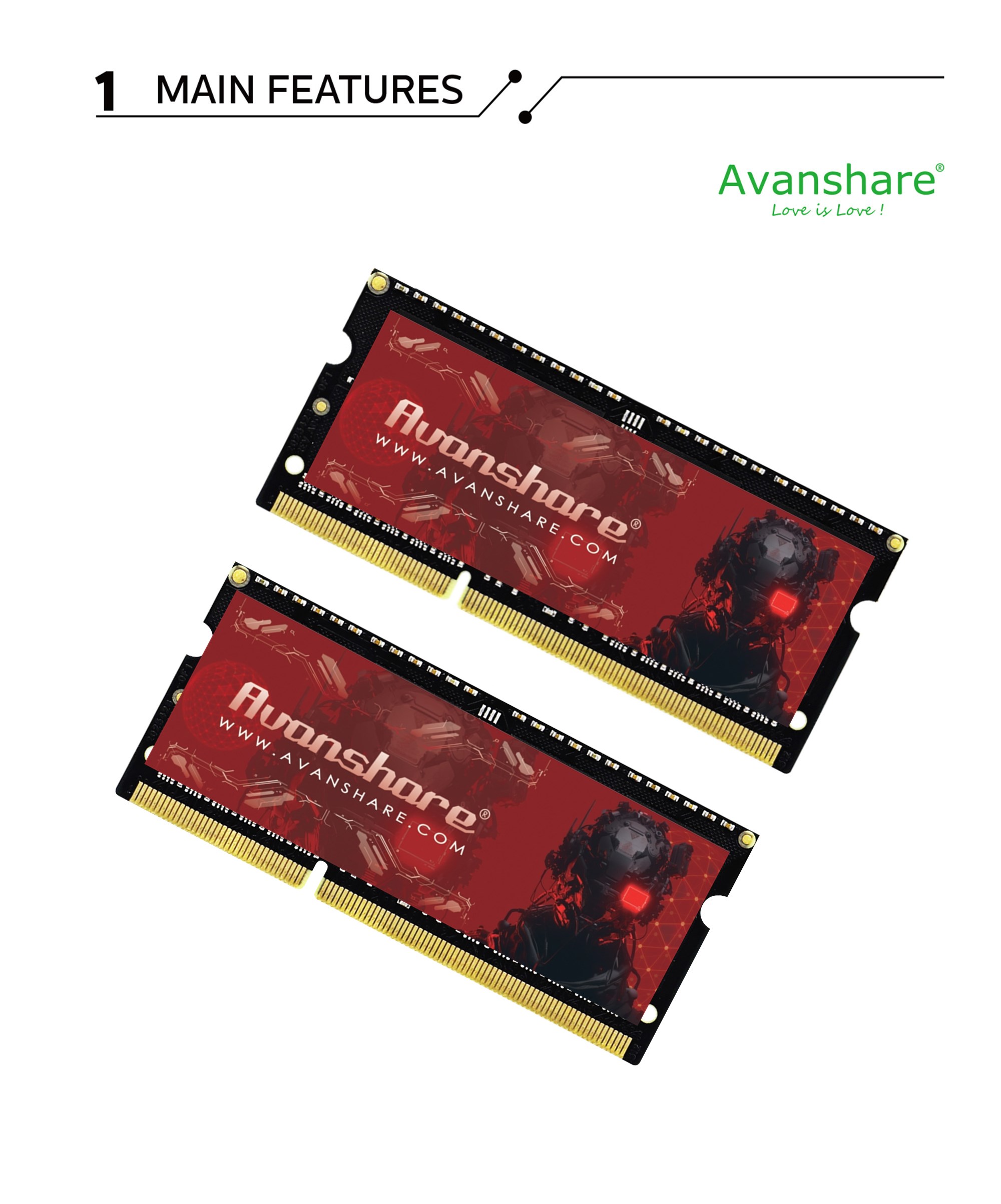 Avanshare Ram Memory DDR5 DDR4 - огляд і ціна Ddr5 6000Mhz
