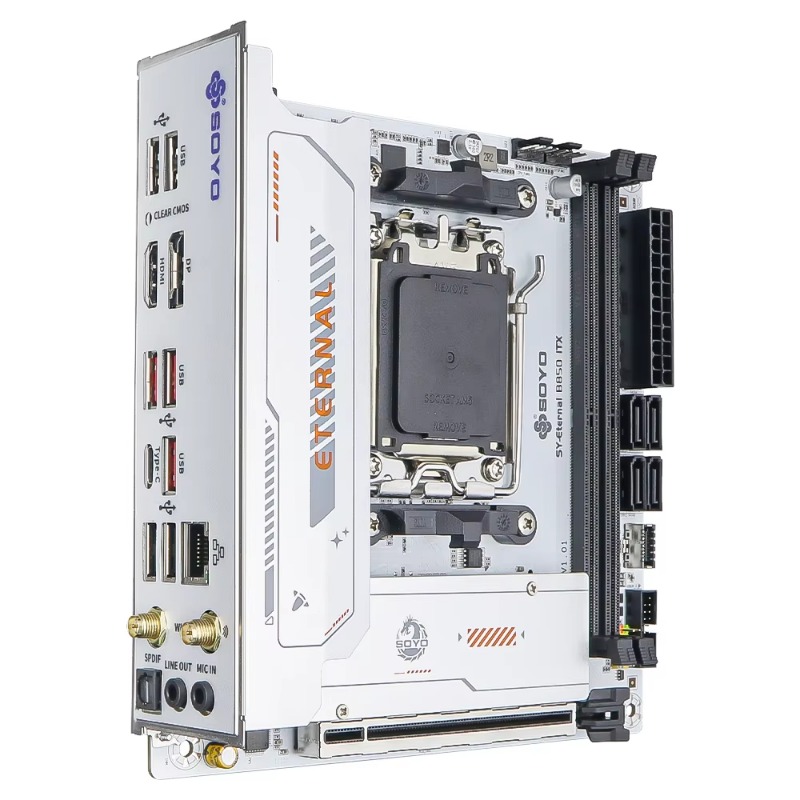 SY- B850ITX  WIFI6 AMD Motherb - огляд і ціна Ddr5 64Gb