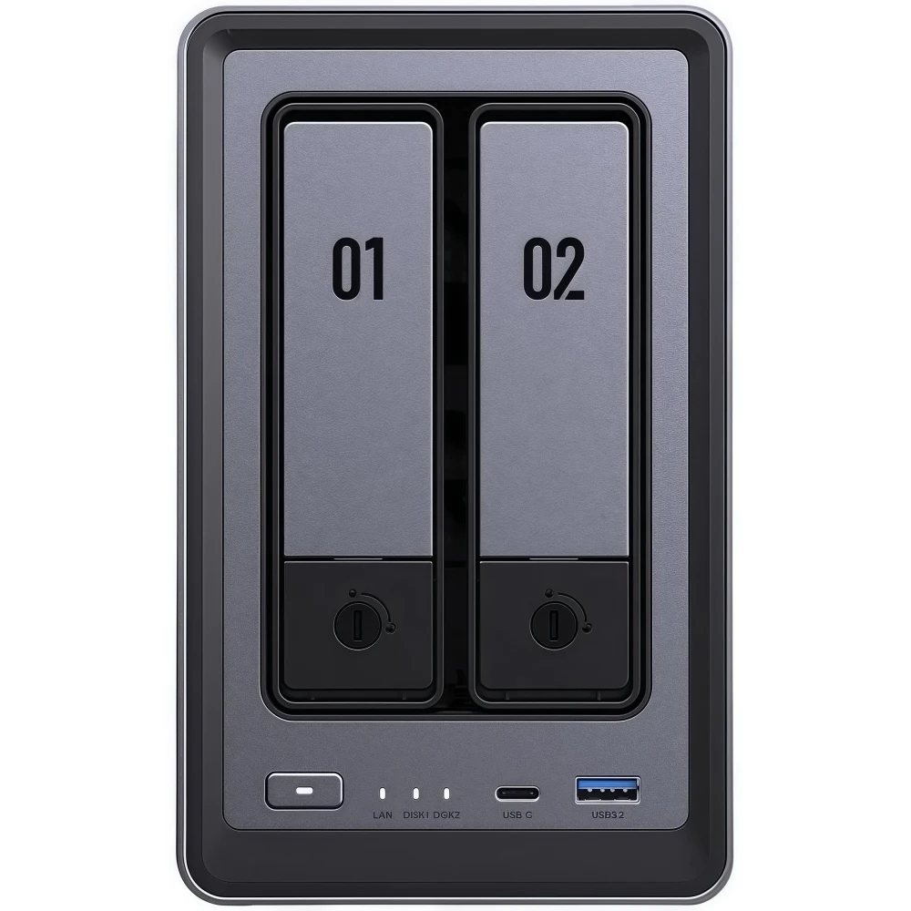 2 Bay NAS Intel N100 Quad Core - огляд і ціна Ddr5 Ram